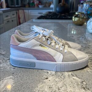 Puma Women's Puma Cali Star Lavender Fog White Sneakers Size 10